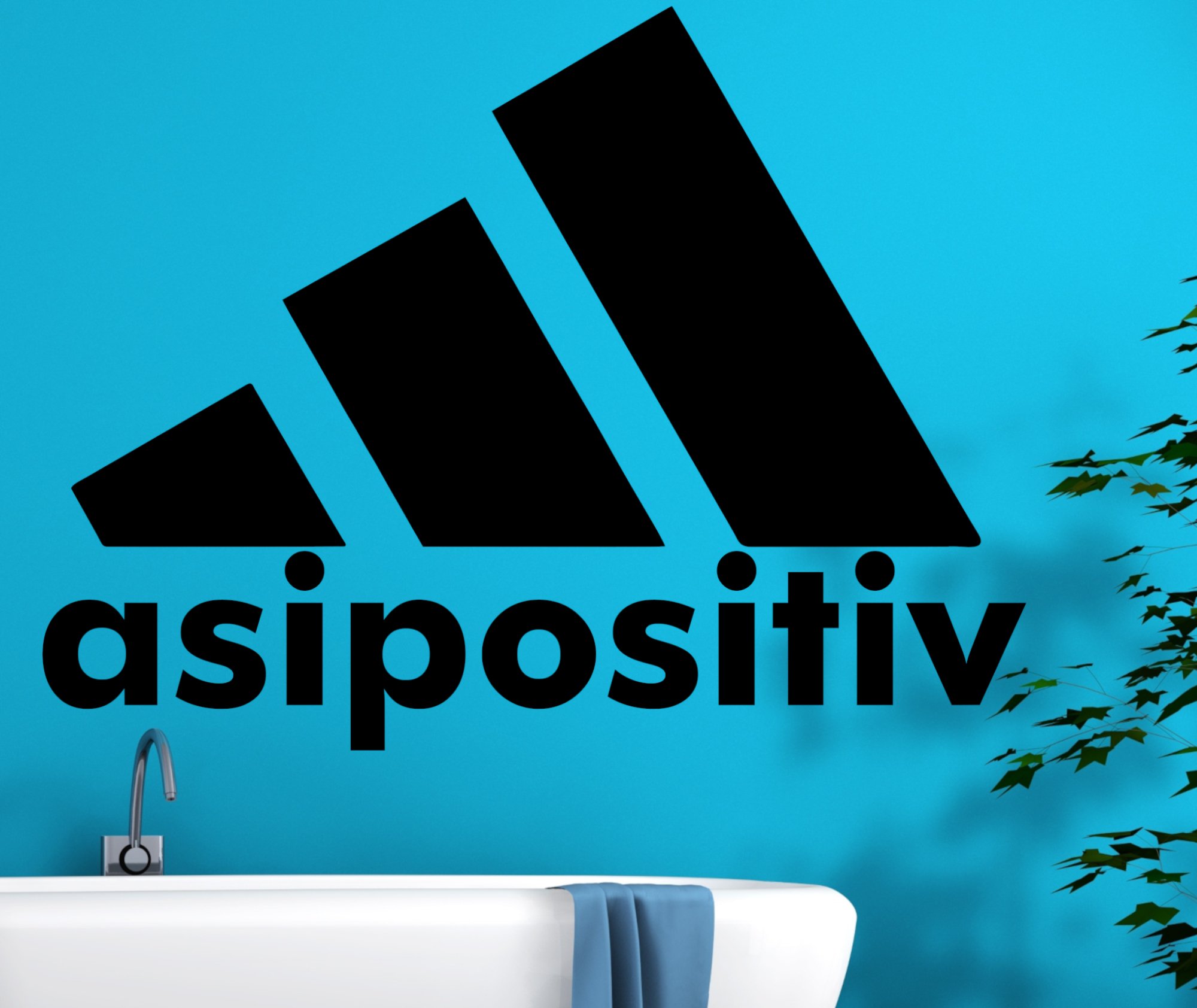 46360 Asipositiv Wandtattoo Bad
